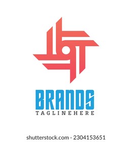 pinwheel logo and symbol for company