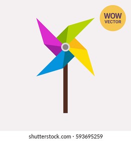 Pinwheel Vector Icon