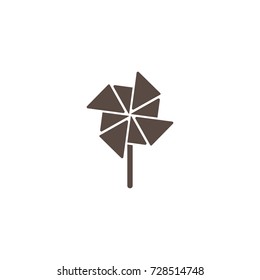 Pinwheel. Vector illustration