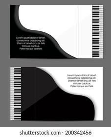 Pioano card design