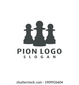 pion logo design vector for business