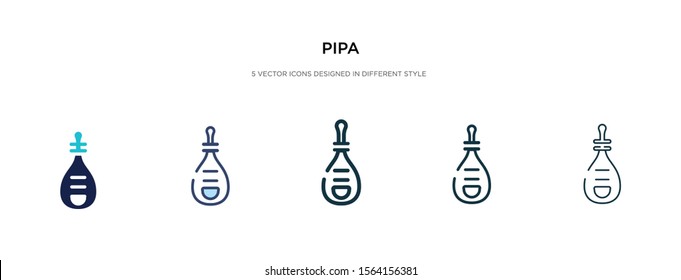 pipa icon in different style vector illustration. two colored and black pipa vector icons designed in filled, outline, line and stroke style can be used for web, mobile, ui