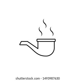 Pipe, addiction icon. Element of addictions icon