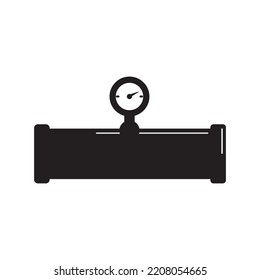pipe connection icons and accessories vector illustration logo design