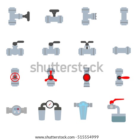 Pipe connector or pipe fitting and meter for plumbing and piping work.