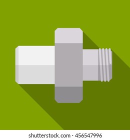 Pipe connector flat icon illustration isolated vector sign symbol