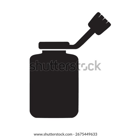 Pipe dope thread sealant compound vector icon