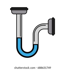 pipe or drain icon image 