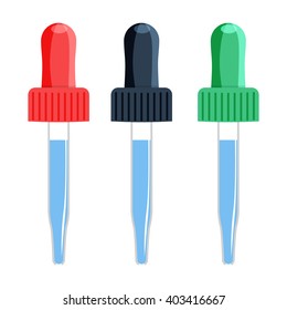 pipe dropper vector illustration isolated on a white background.