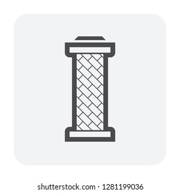Pipe flexible icon design.