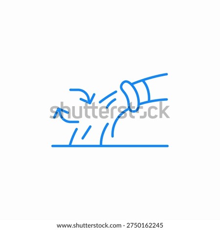 pipe flow system icon sign vector