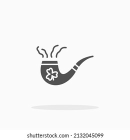 Pipe glyph icon. Can be used for digital product, presentation, print design and more.