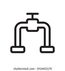 Pipe Icon Design Logo Template Illustration