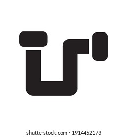 Icono de tubería Diseño Plantilla de logotipo Ilustración