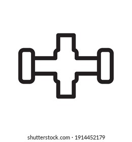 Icono de tubería Diseño Plantilla de logotipo Ilustración