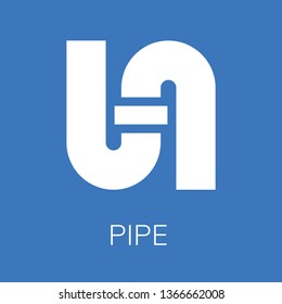  Pipe icon. Editable  Pipe icon for web or mobile.