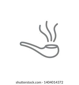 Pipe icon. Element of beach holiday icon. Thin line icon for website design and development, app development. Premium icon