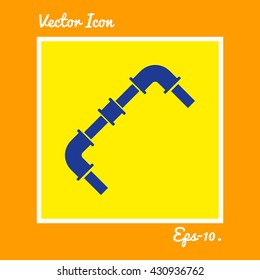 Pipe Icon. Eps-10.