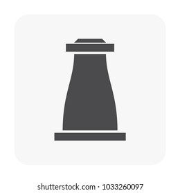 Pipe icon and flange fitting for pipeline connection with valve and other pipe. Using for transportation liquid and gas i.e. crude, oil, natural gas, sewage, wastewater. Also for plumbing, irrigation.