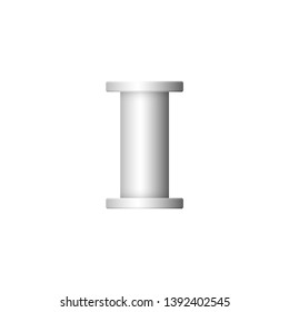 Pipe icon and flange fitting for pipeline connection with valve and other pipe. Using for transportation liquid or gas i.e. crude, oil, natural gas, sewage, wastewater. Also for plumbing, irrigation.