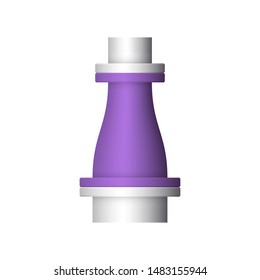 Pipe icon and flange fitting for pipeline connection with valve and other pipe. Using for transportation liquid or gas i.e. crude, oil, natural gas, sewage, wastewater. Also for plumbing, irrigation.