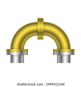 Pipe icon and flange fitting for pipeline connection with valve and other pipe. Using for transportation liquid or gas i.e. crude, oil, natural gas, sewage, wastewater. Also for plumbing, irrigation.