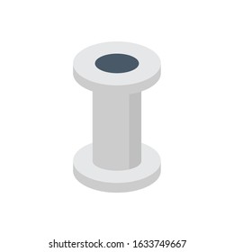 Pipe icon and flange fitting for pipeline connection with valve and other pipe. Using for transportation liquid or gas i.e. crude, oil, natural gas, sewage, wastewater. Also for plumbing, irrigation.