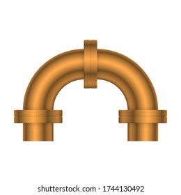 Pipe icon and flange fitting for pipeline connection with valve and other pipe. Using for transportation liquid or gas i.e. crude, oil, natural gas, sewage, wastewater. Also for plumbing, irrigation.
