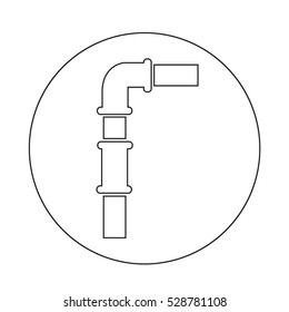 pipe icon illustration design