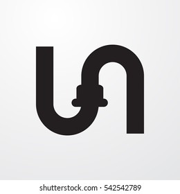 pipe icon illustration isolated vector sign symbol