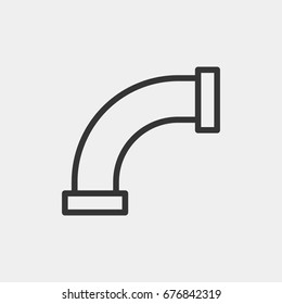 Pipe  icon illustration isolated vector sign symbol