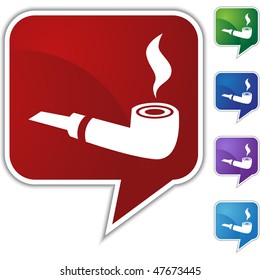 Pipe icon isolated on a white background.