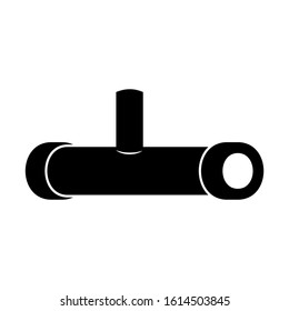 pipe icon isolated sign symbol vector illustration - high quality black style vector icons
