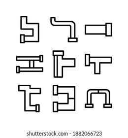 Pipe icon or logo isolated sign symbol vector illustration - Collection of high quality black style vector icons
