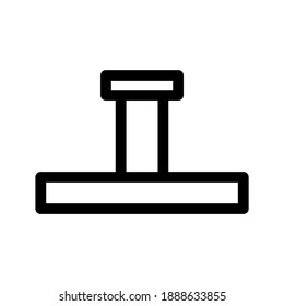 Pipe-Symbol oder Logo einzeln auf Zeichen, Vektorgrafik - hochwertige Vektorsymbole in schwarzem Stil
