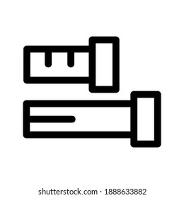 Icono de tubería o logotipo símbolo de signo aislado ilustración vectorial - iconos vectoriales de estilo negro de alta calidad
