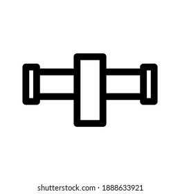 Pipe icon or logo isolated sign symbol vector illustration - high quality black style vector icons

