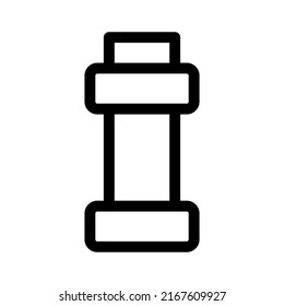 icono de tubería o logotipo símbolo de signo aislado ilustración vectorial de alta calidad estilo negro iconos vectoriales
