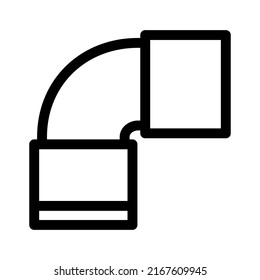 icono de tubería o logotipo símbolo de signo aislado ilustración vectorial de alta calidad estilo negro iconos vectoriales

