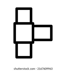 pipe icon or logo isolated sign symbol vector illustration - high quality black style vector icons
