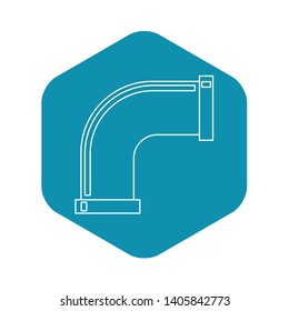 Icono de tubería. Icono de vector de tubería para web