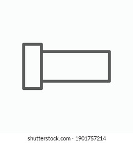 pipe icon, plumbing vector, water pipe illustration