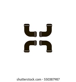 pipe icon. sign design