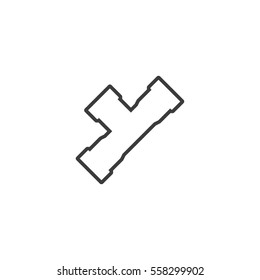 pipe icon. sign design