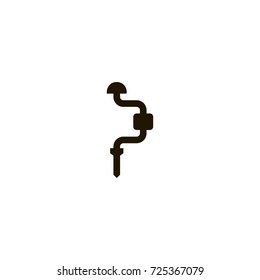 pipe icon. sign design