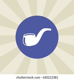 pipe icon. sign design. background