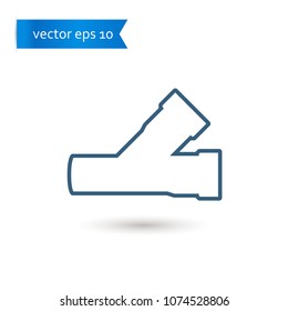 pipe. pipe icon. sign design. Vector EPS 10.