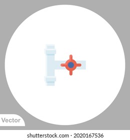 Pipe icon sign vector,Symbol, logo illustration for web and mobile
