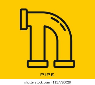 Pipe icon signs