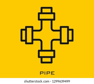 Pipe icon signs